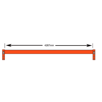 4267mm (140mm High x 50mm Deep) Pallet Racking Beam Dexion Compatible