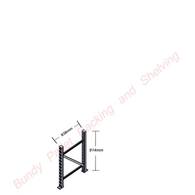 914mm High Pallet Racking Frame