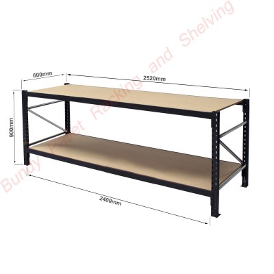 Workbench Heavy Duty 2400mm Beams x 600mm Deep x 900mm High (LongSpan) ChipBoard