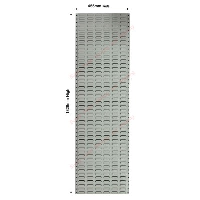 Louver Panel (Flat Type) 1828mm High x 455mm Wide