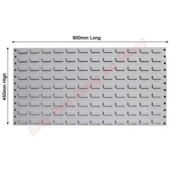 Louver Panel (ROLLED TYPE - Edges are Bent Over) 900mm Wide x 450mm High