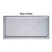 Square Punched Panel (ROLLED TYPE - Edges are Bent Over) 450mm x 900mm