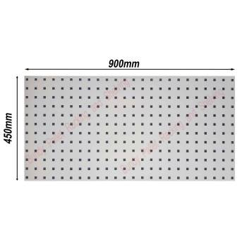 Square Punched Panel (ROLLED TYPE - Edges are Bent Over) 450mm x 900mm