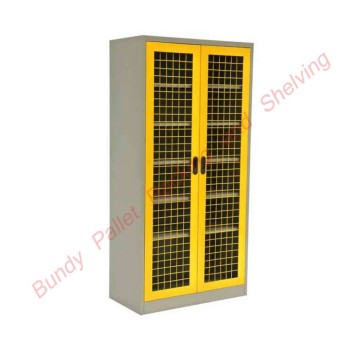 Mesh Two Door Cabinet